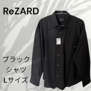 ReZARD 리자드 와이셔츠 셔츠 블랙 L 사이즈