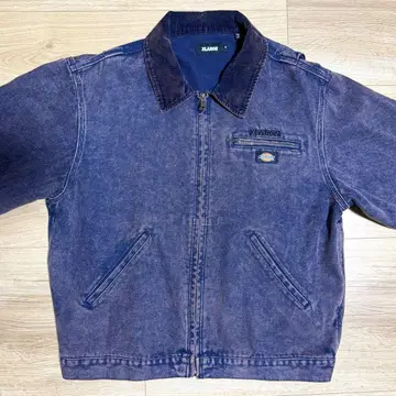 [ 새상품급 ] XLARGE Dickies 한정판 콜라보 워크 자켓 데님