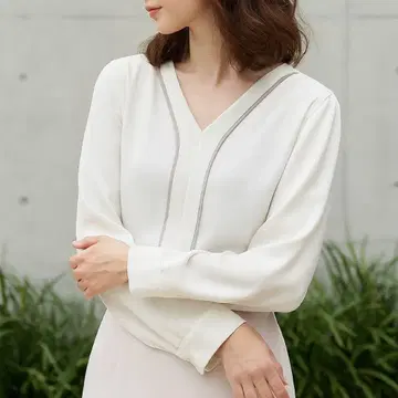 내추럴 뷰티 베이직 고급 블라우스