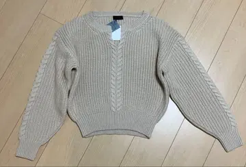 apart by lowrys 니트 베이지 미사용 새상품