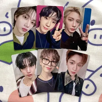 한국 BOYNEXTDOOR 전원 후쿠오카 회장 한정판 트레이딩 카드 6장