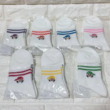 WEST 10주년 간사이 칠색 남자 대축제 야츠 양말 7켤레 세트 7명
