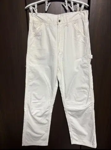 80s 리 빈티지 페인터 팬츠 화이트