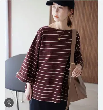 슬로브 이에나 빅 보더 풀오버 보르도