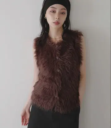LIAN 페더 니트 베스트