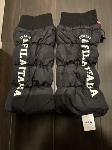 게키카와 FILA 블랙 레그 워머 골프