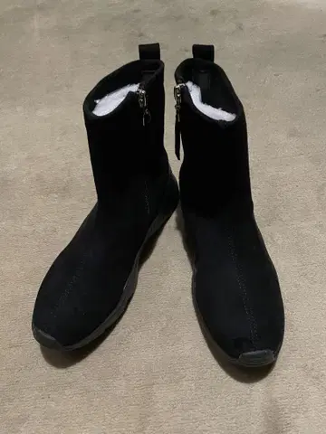 지퍼 달린 숏부츠