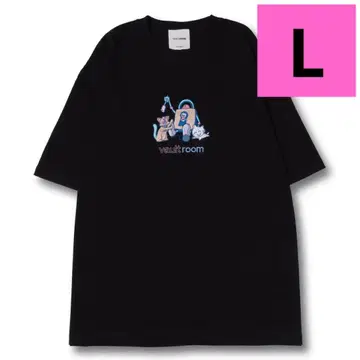 vaultroom x nqrse TEE BLACK L 사이즈