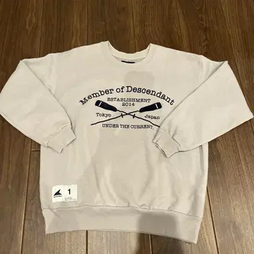 DESCENDANT 디센던트 그레이 맨투맨