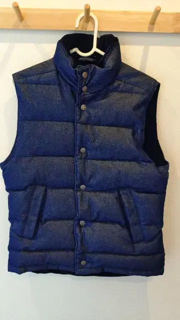BLUE BLUE 블루블루 데님 다운 베스트 S 사이즈 하리란
