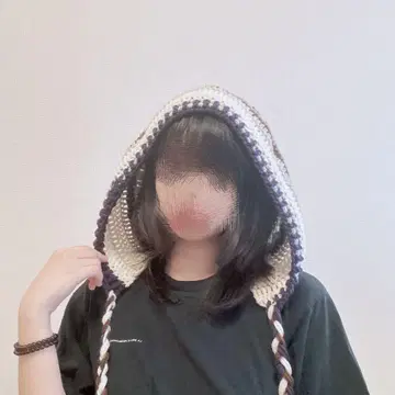 빅 후드 모자 보닛 발라클라바 브라운 보라색 퍼플
