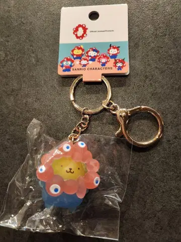 먀쿠먀쿠 변신 입체 마스코트 클리어 컬러 키링 폼폼푸딩