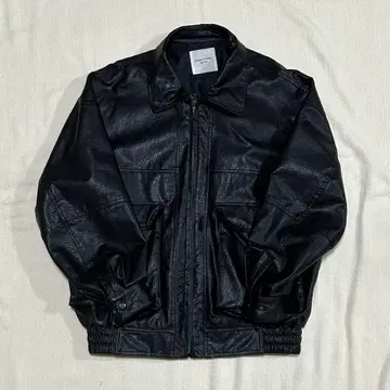 FREAK'S STORE 인조 가죽 블루종 자켓
