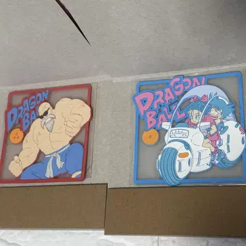 드래곤볼 클리어 러버 코스터 2종 세트