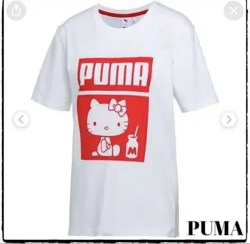 미개봉 새상품 레어 PUMA Hello Kitty T셔츠 S사이즈