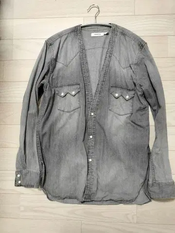 nonnative 그레이 데님 셔츠 긴팔