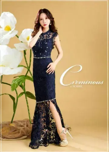 [ Creminous ] 주얼 케미컬 롱 드레스/M 사이즈
