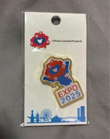 새상품 미사용 미개봉 오사카 만박 EXPO2025 미야쿠미야쿠 핀 배지