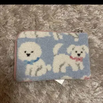 FEILER L자 파우치 복슬복슬 강아지