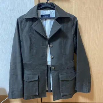 MACPHEE 다크 브라운 테일러드 자켓