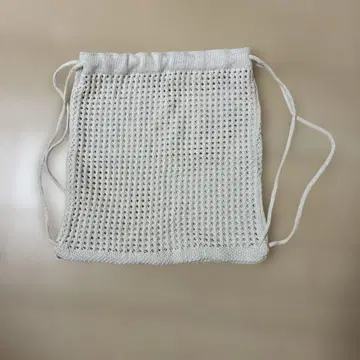 화이트 메쉬 토트백