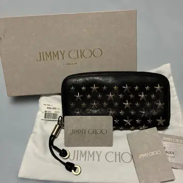 JIMMY CHOO 별 모양 스터드 장지갑