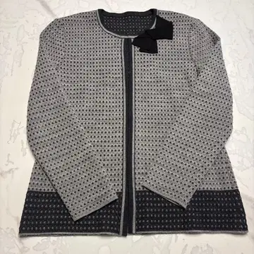 DAMA collection 가디건 리본 그레이 M 1010.