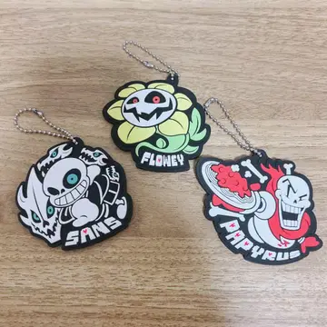 UNDERTALE 캐릭터 키링 세트