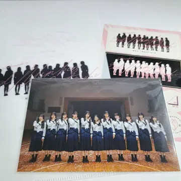 사쿠라자카46 3기생 오모테나시회 엽서 클리어 파일 스티커