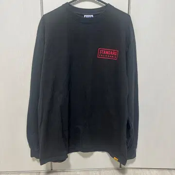 STANDARD CALIFORNIA 블랙 롱 슬리브 T셔츠 XL