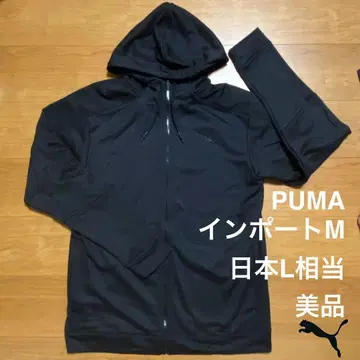 [ 새상품급 ] PUMA 블랙 후드티 수입 M ( 일본 L 상당 )