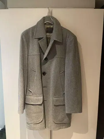 Pendleton 울 코트 그레이