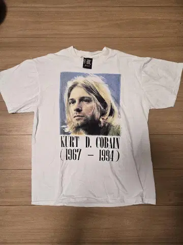 커트 코베인 추모 T셔츠 너바나 kurt cobain