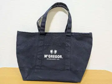 M'GREGOR 네이비 토트백