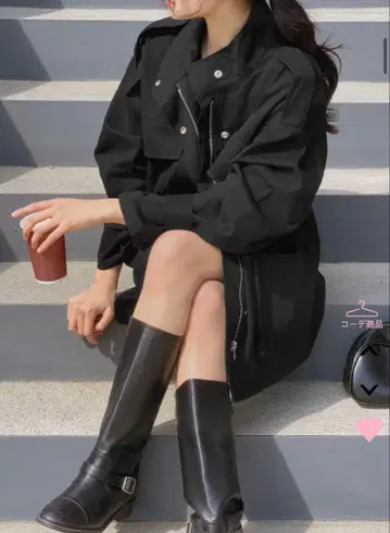 HOTPING 밀리터리 자켓 블랙 3XL 4XL