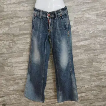 EDWIN 블루 트립 로트 503 로우웨스트 배기 팬츠