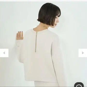 UNFILO 뷰티 폼 저지 백 지퍼