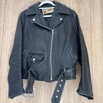 Schott Perfecto 블랙 더블 라이더 자켓 소 택