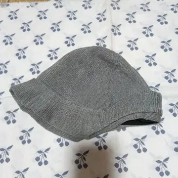 chisaki 그레이 린넨 햇