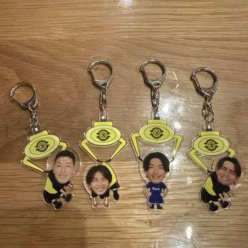 아크릴 캐릭터 키링 4개 세트