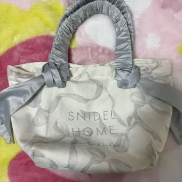 SNIDEL HOME 리본 무늬 핸드백