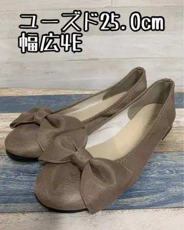 유즈드 24~24.5cm 리본 디자인 로우힐 펌프스 B481
