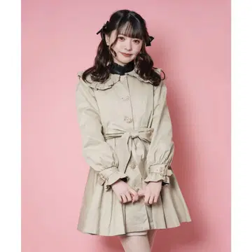 ROJITA 레이스 카라 트렌치코트