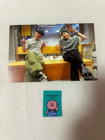 [ 한정판 ] 아메코 나고야 엽서 스티커 1주년