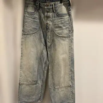 [ 선착순 ] sugarhill 23ss 더블니 데님 팬츠