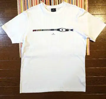 폴스미스 멀티 컬러 지퍼 디자인 T셔츠 XL