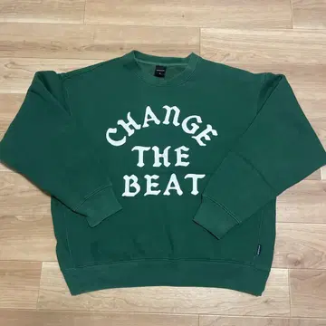 APPLEBUM CHANGE THE BEAT 맨투맨 M 그린