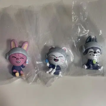 SKZOO 사우나 피규어 가챠 지니렛 울프 찬 돼끼