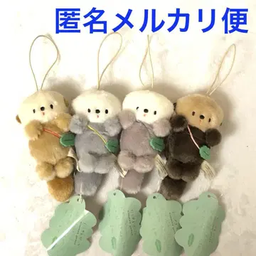 니코야마 포케 둥실둥실 라쿤 미니백 봉제 인형 4종