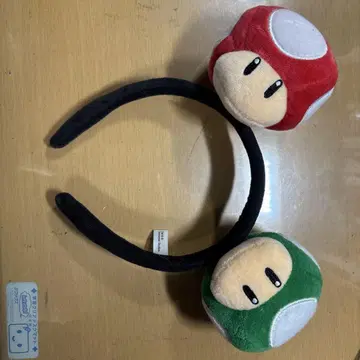 버섯 캐릭터 머리띠